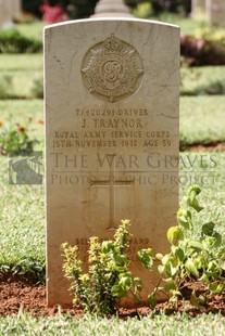 BEIRUT WAR CEMETERY - TRAYNOR, JAMES