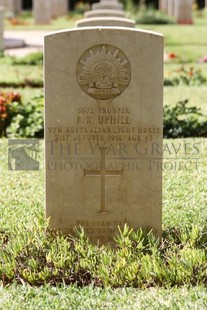 BEIRUT WAR CEMETERY - UPHILL, FRANK RICHARD