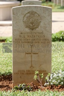 BEIRUT WAR CEMETERY - WATKINSON, WILLIAM SPENCER