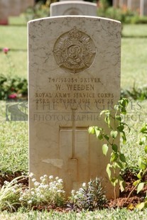 BEIRUT WAR CEMETERY - WEEDEN, WILLIAM