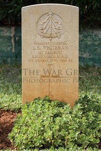 BEIRUT WAR CEMETERY - WHITEMAN, STANLEY REGINALD