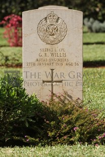 BEIRUT WAR CEMETERY - WILLIS, GEORGE ROLAND