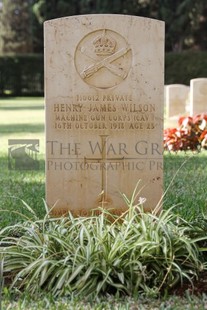 BEIRUT WAR CEMETERY - WILSON, HENRY JAMES