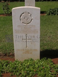 BEIRUT WAR CEMETERY - WILSON, JOHN