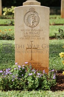 BEIRUT WAR CEMETERY - WRIGHT, IVOR EDWARD