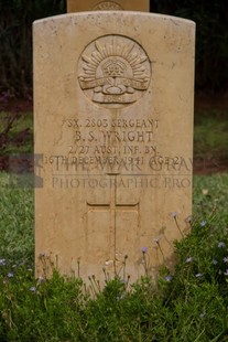 BEIRUT WAR CEMETERY - WRIGHT, BRIAN SYDNEY