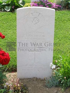 ANCONA WAR CEMETERY - ANDERSON, JAMES