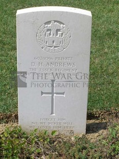 ANCONA WAR CEMETERY - ANDREWS, DOUGLAS HAIG