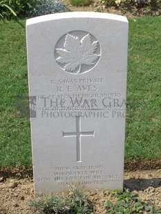 ANCONA WAR CEMETERY - AVES, RADFORD EDWARD