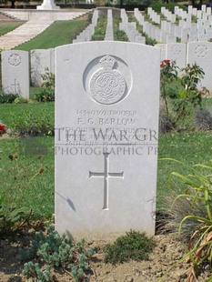 ANCONA WAR CEMETERY - BARLOW, FREDERICK GEORGE