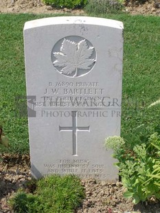 ANCONA WAR CEMETERY - BARTLETT, JACK WILLIAM