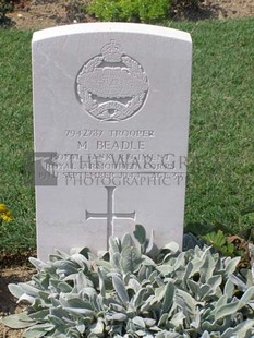 ANCONA WAR CEMETERY - BEADLE, MAURICE