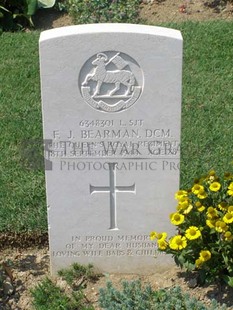 ANCONA WAR CEMETERY - BEARMAN, FREDERICK JAMES