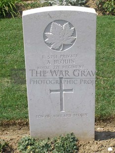 ANCONA WAR CEMETERY - BLOUIN, ADELARD