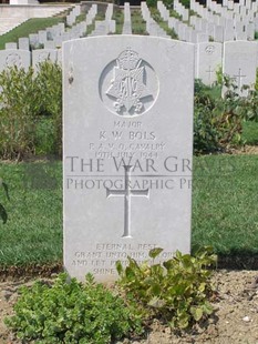 ANCONA WAR CEMETERY - BOLS, KENNETH WILLIAM