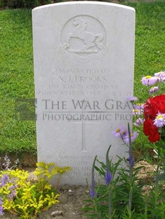 ANCONA WAR CEMETERY - BROOKS, NORMAN JAMES