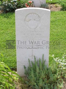 ANCONA WAR CEMETERY - BROWN, FRANCIS BERNARD