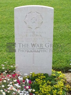 ANCONA WAR CEMETERY - BROWN, LEONARD