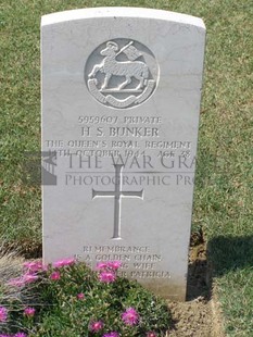 ANCONA WAR CEMETERY - BUNKER, HUBERT SAMUEL