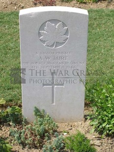 ANCONA WAR CEMETERY - BURT, ARTHUR W.