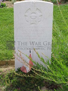 ANCONA WAR CEMETERY - CALHOUN, JOHN CALDWELL