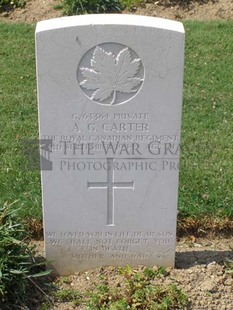 ANCONA WAR CEMETERY - CARTER, ARTHUR GREGORY