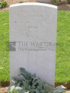 ANCONA WAR CEMETERY - CHAMBERS, KENNETH GEORGE