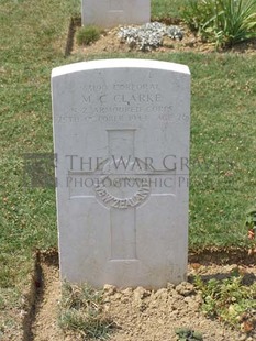 ANCONA WAR CEMETERY - CLARKE, MAURICE CHARLES