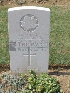 ANCONA WAR CEMETERY - CLEGHORN, GEORGE A.