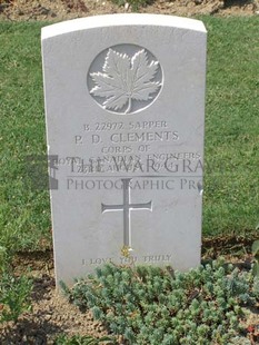 ANCONA WAR CEMETERY - CLEMENTS, PETER D.