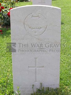 ANCONA WAR CEMETERY - COATES, JOSEPH