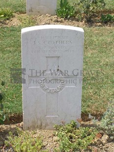 ANCONA WAR CEMETERY - CROTHERS, JAMES STEWART