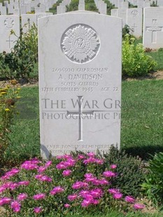 ANCONA WAR CEMETERY - DAVIDSON, ALEXANDER