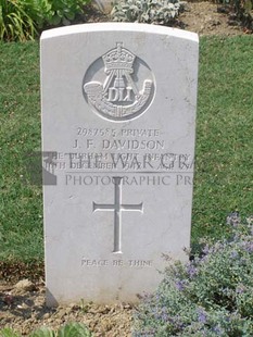 ANCONA WAR CEMETERY - DAVIDSON, JAMES FRENCH