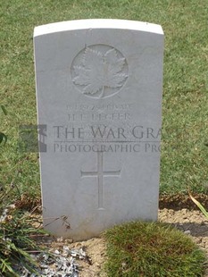 ANCONA WAR CEMETERY - DEGEER, HAROLD E.