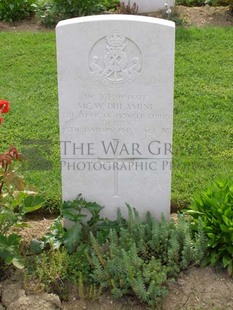 ANCONA WAR CEMETERY - DHLAMINI, M C W