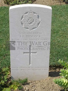 ANCONA WAR CEMETERY - DIDCOCK, JAMES FOWLER