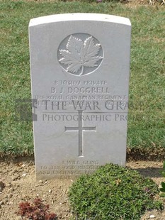 ANCONA WAR CEMETERY - DOGGRELL, BERTRAM J.