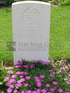 ANCONA WAR CEMETERY - DONALDSON, JOHN