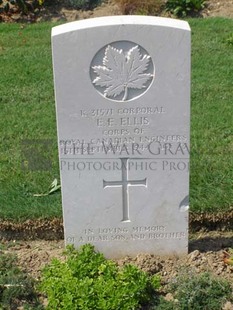 ANCONA WAR CEMETERY - ELLIS, ERNEST EDWIN