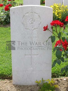 ANCONA WAR CEMETERY - EVANS, ARTHUR