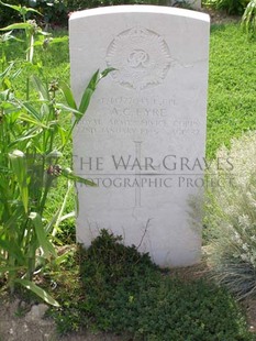 ANCONA WAR CEMETERY - EYRE, ALFRED GEORGE