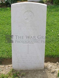 ANCONA WAR CEMETERY - FALLET, E G