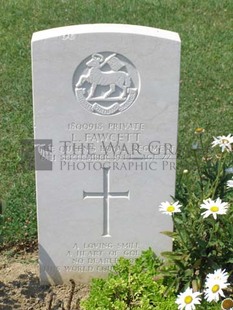 ANCONA WAR CEMETERY - FAWCETT, LAWRENCE