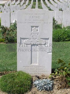 ANCONA WAR CEMETERY - FORD, JOHN