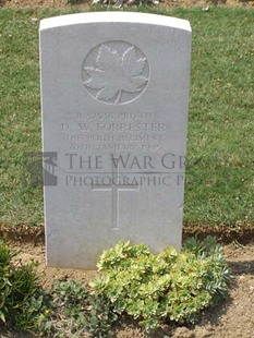 ANCONA WAR CEMETERY - FORRESTER, DAVID WILLIAM