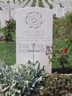 ANCONA WAR CEMETERY - GALLAGHER, NORMAN