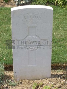 ANCONA WAR CEMETERY - GREEN, HENRY STANTON