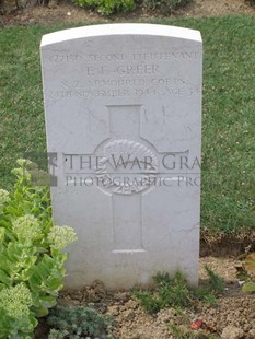 ANCONA WAR CEMETERY - GREER, FRANK FENTON