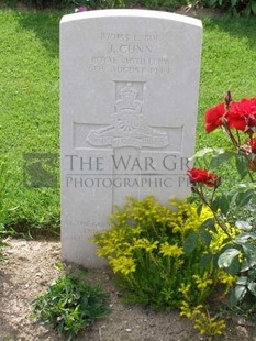 ANCONA WAR CEMETERY - GUNN, JAMES